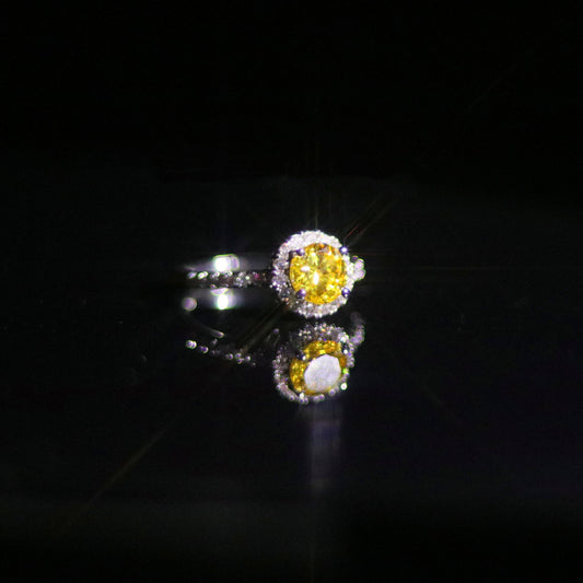 Glam Yellow Diamond Ring