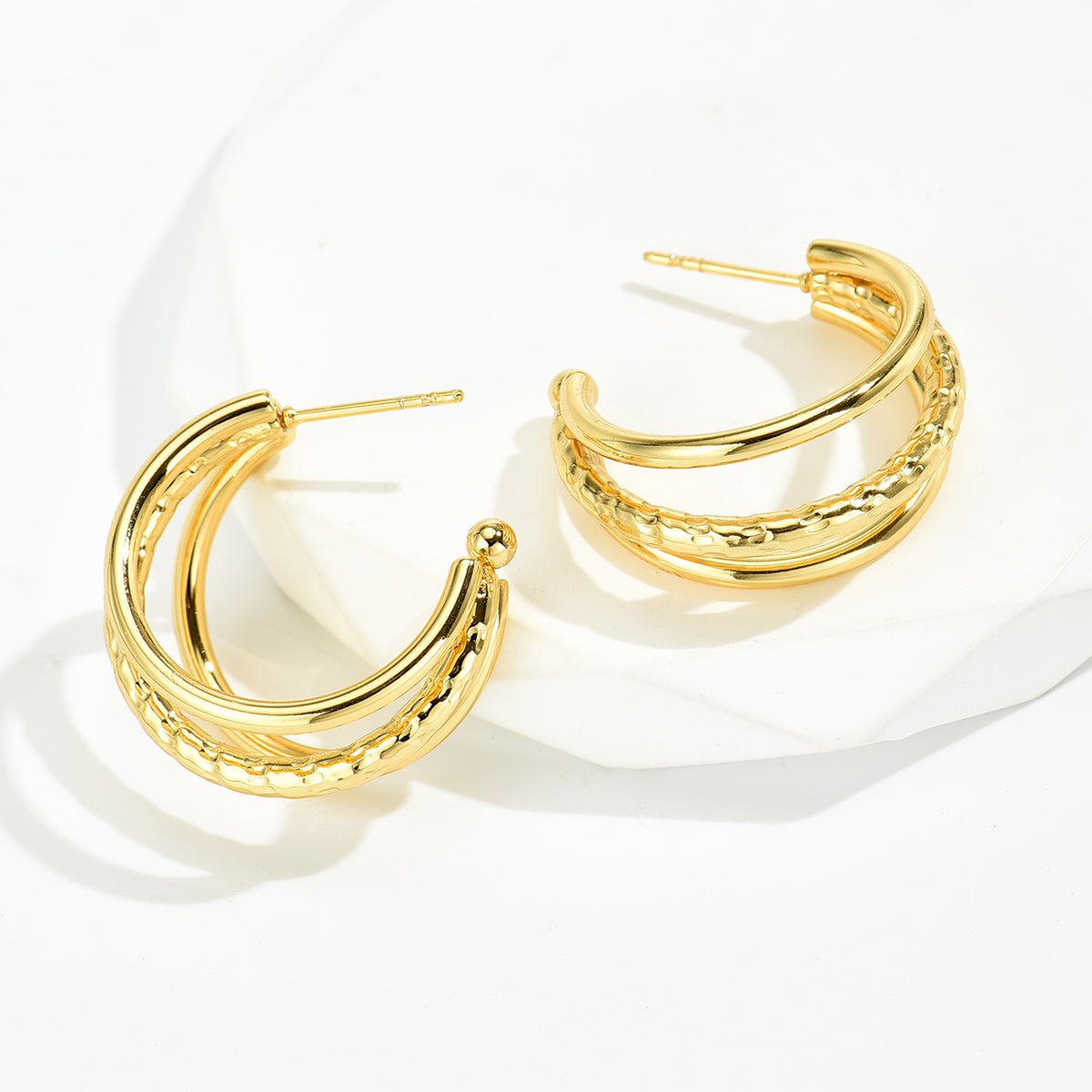 Three line Earrings