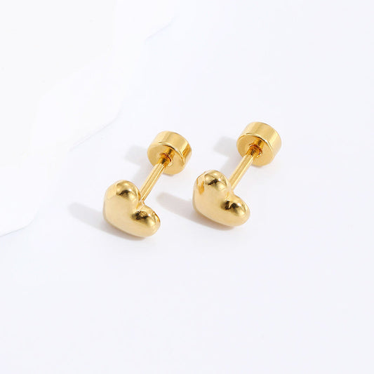 Heart Stud Earrings