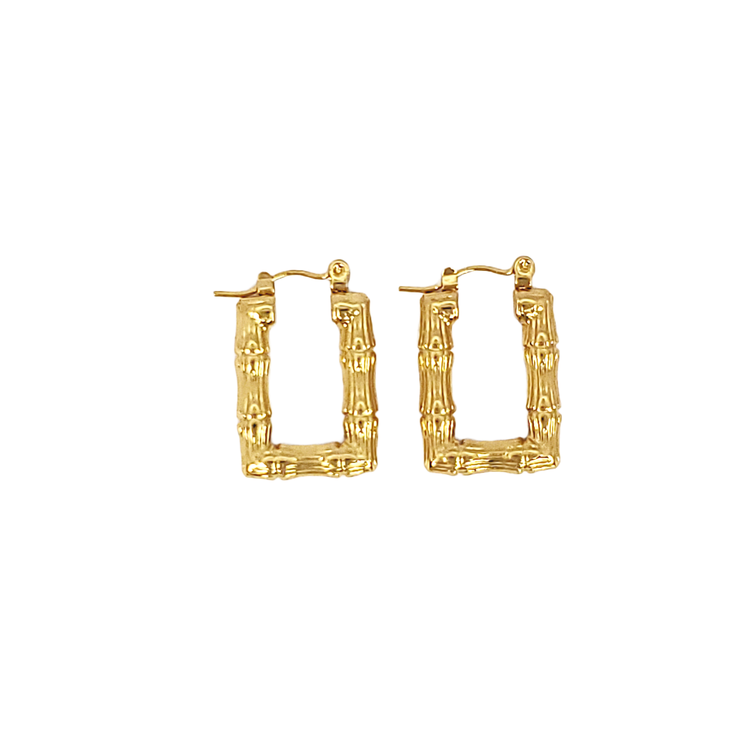 Rectangle Hoop Earrings