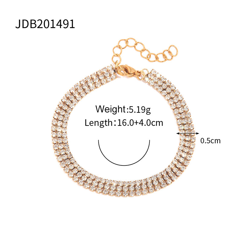 Multilayer Glam Bracelet