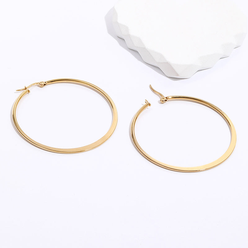 Hoop Earrings (Gold)