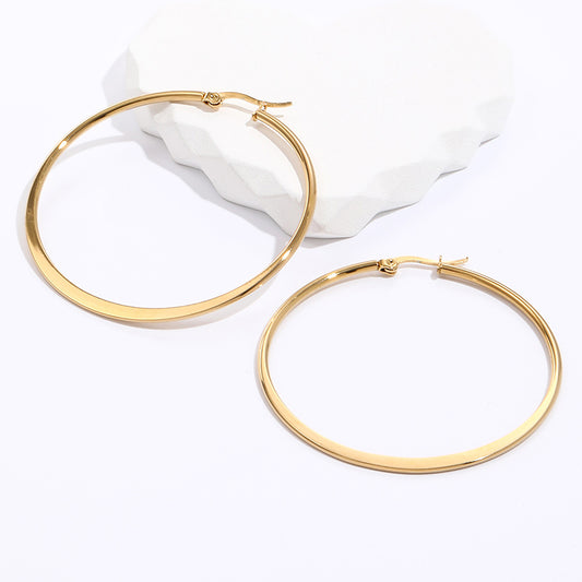 Hoop Earrings (Gold)